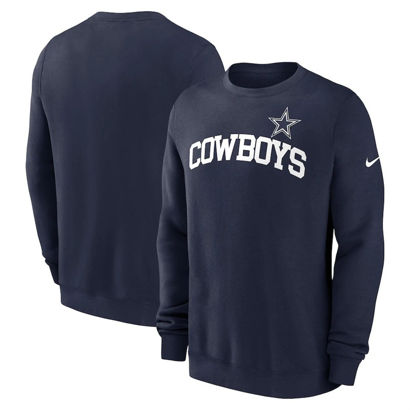 Men's Dallas Cowboys Navy Club Pullover Sweatshirt Men's Dallas Cowboys Navy Club Pullover Sweatshirt